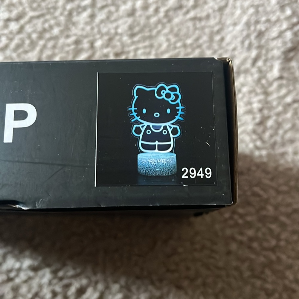 3D Lamp with Hello Kitty Design